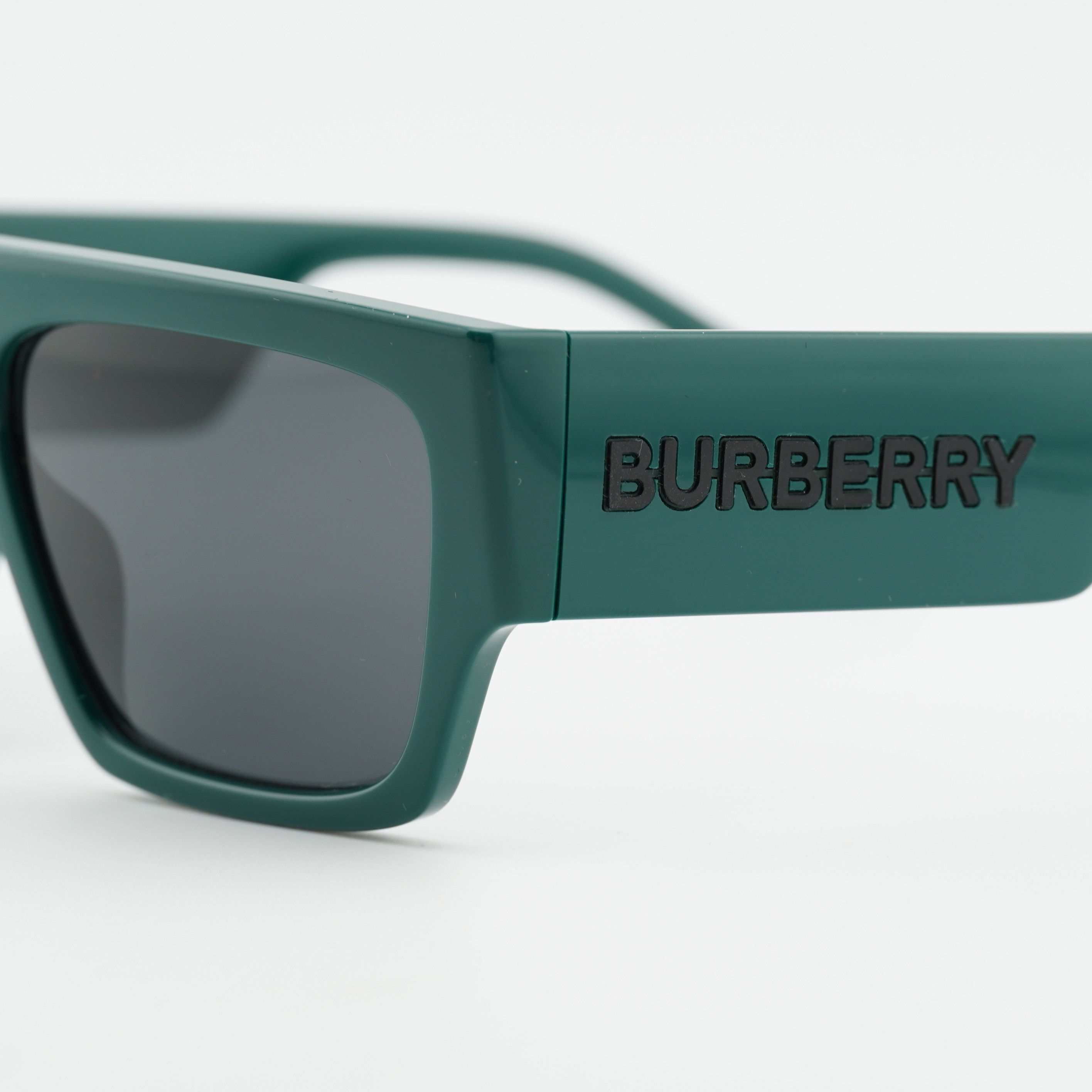Burberry Burberry BE4397U 407187 Sunglasses Green Square Frame Size ONE SIZE - 3 Thumbnail