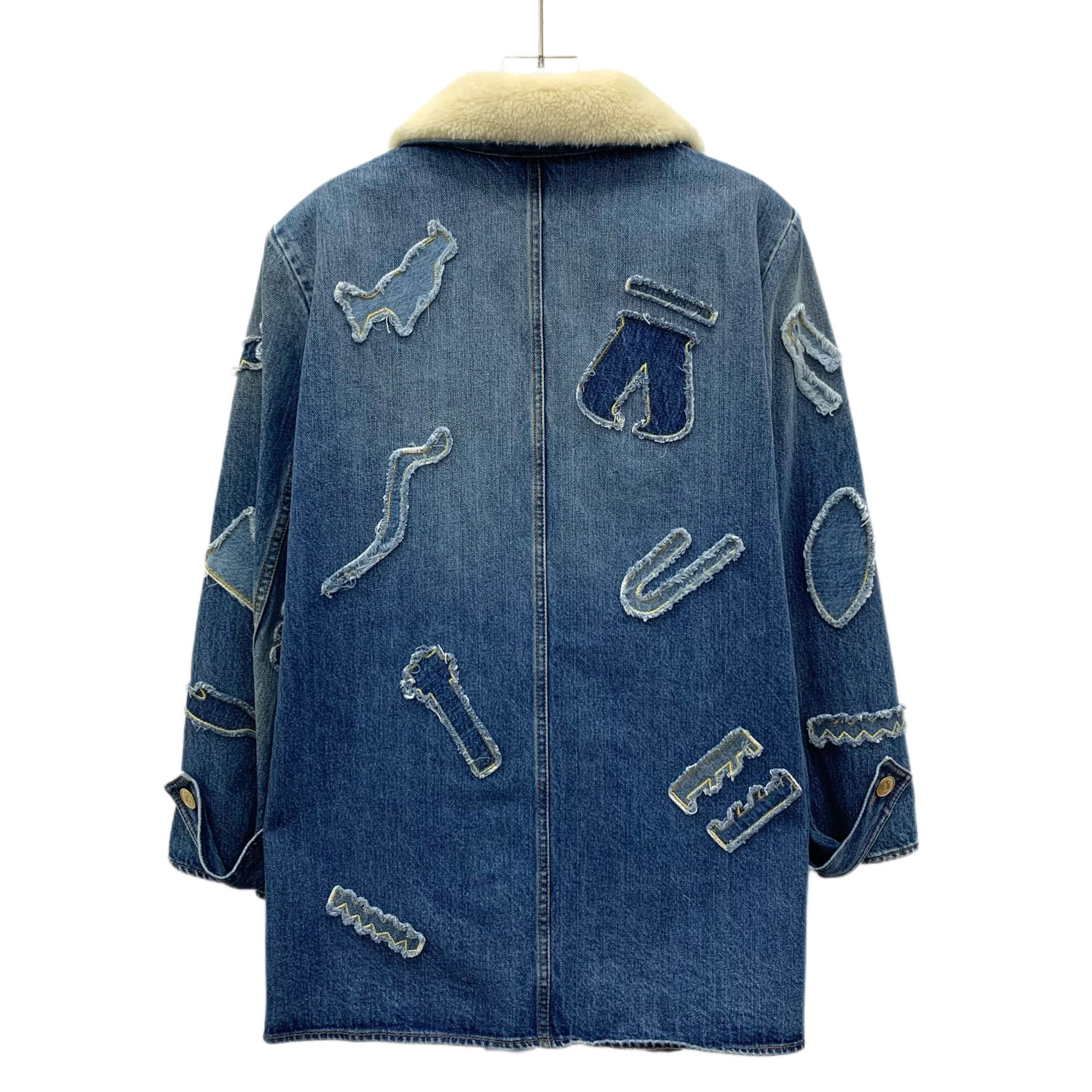 Chanel Chanel Egypt Blue Embroidered Cotton Denim Jacket (42) Size US L / EU 52-54 / 3 - 8 Thumbnail