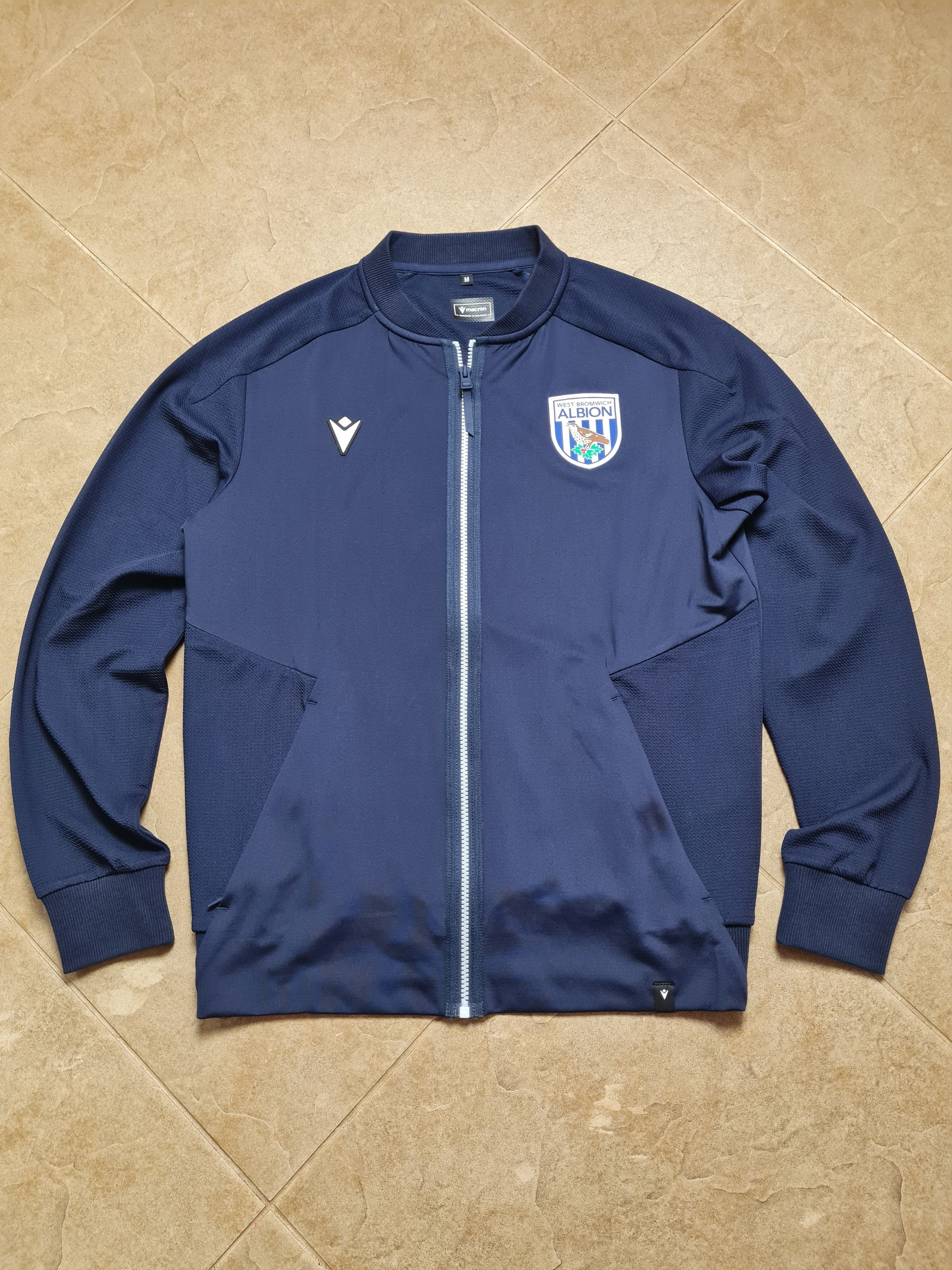 Macron Official West Brom WBA Macron Player Training Top Jacket Size US M / EU 48-50 / 2 - 4 Thumbnail