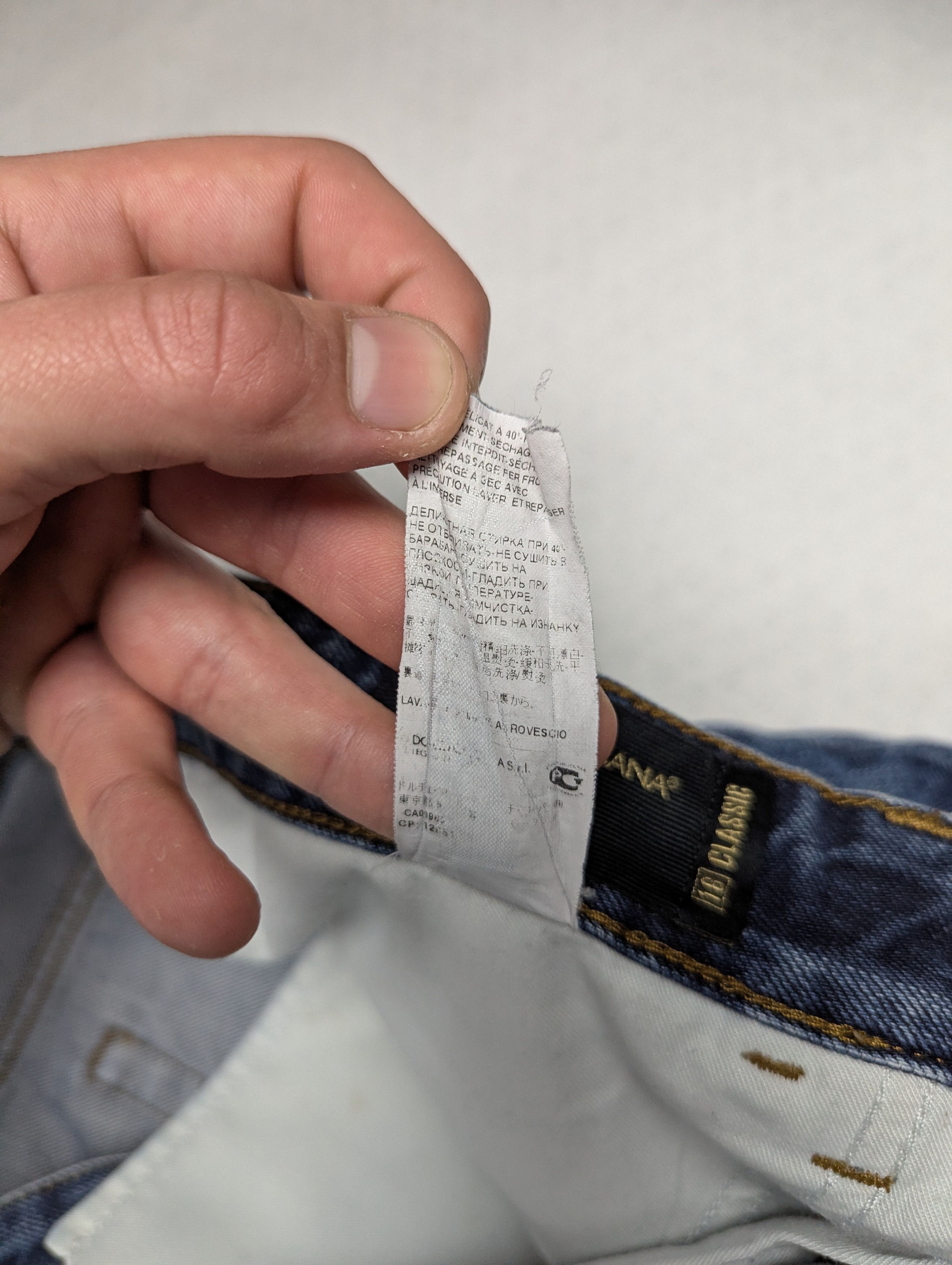 Dolce & Gabbana × Vintage Vintage Dolce & Gabbana Luxury Denim Jeans Size US 36 / EU 52 - 9 Thumbnail