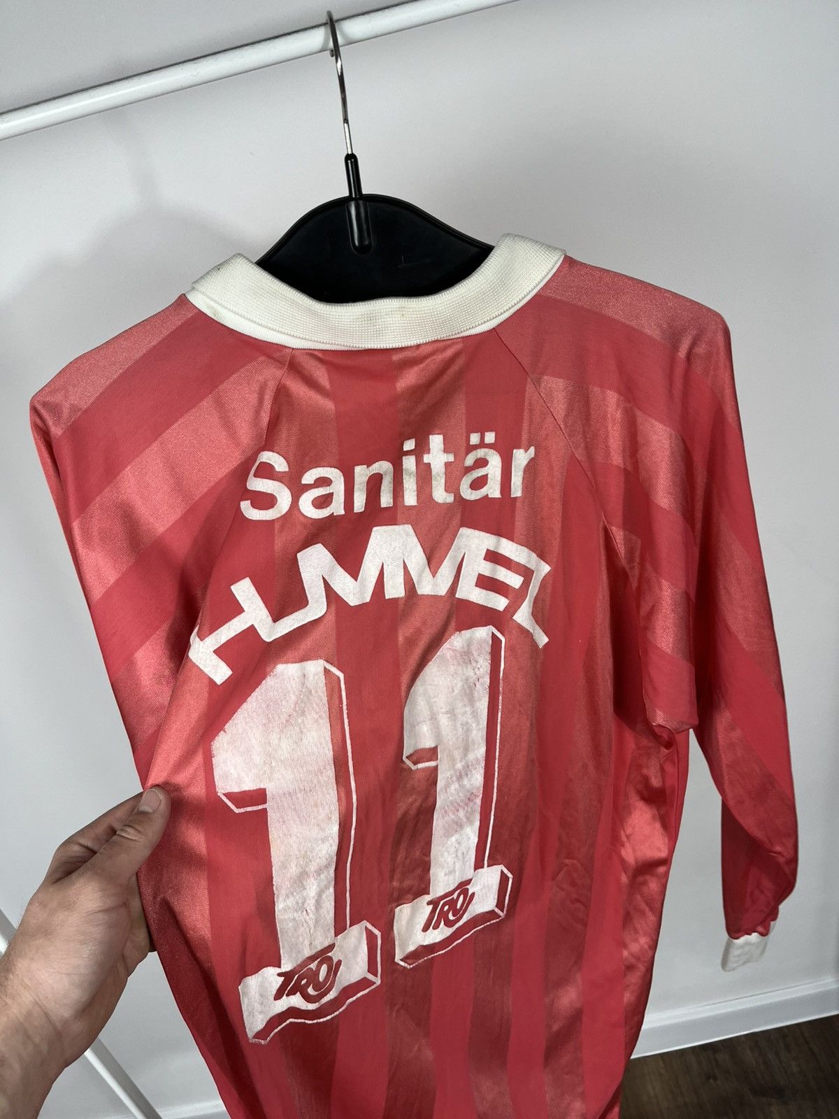 Other Vintage TRO Hummel Football Jersey Long Sleeve Red #11 L Size US L / EU 52-54 / 3 - 15 Thumbnail