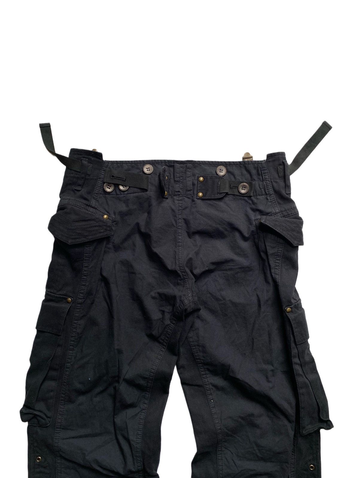 If Six Was Nine × KMRii × Le Grande Bleu (L.G.B.) Bondage Cargo Pants Size 29" - 7 Thumbnail