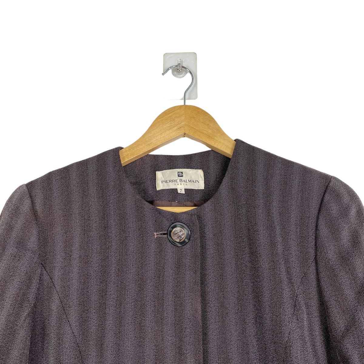 Japanese Brand × Pierre Balmain × Vintage Pierre Balmain Vintage jacket coat Size XS / US 0-2 / IT 36-38 - 4 Thumbnail