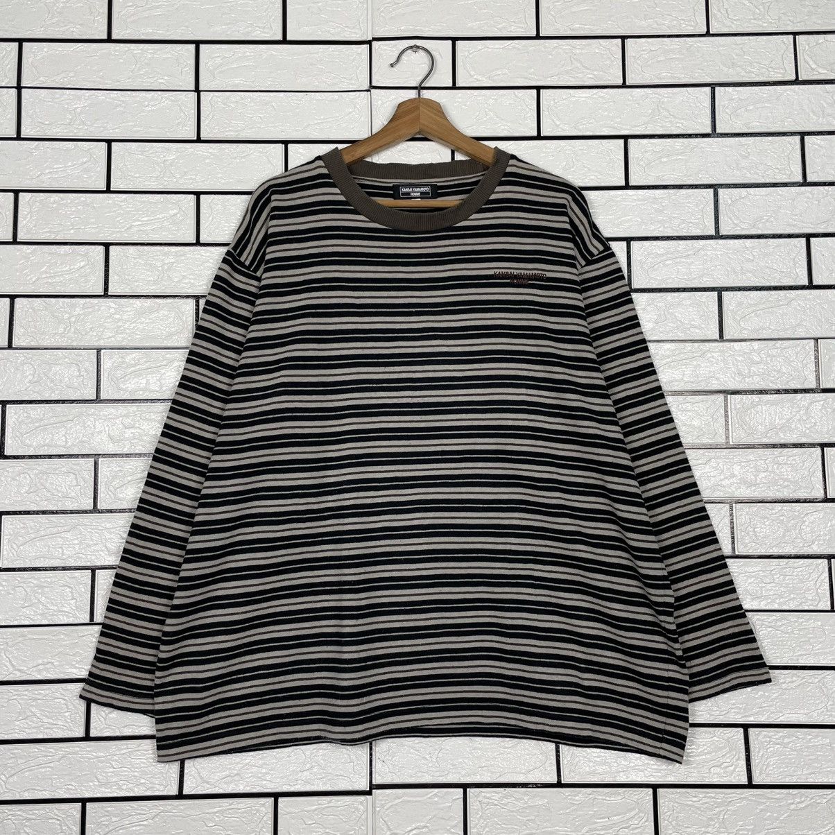 Kansai Yamamoto Homme Striped Sweatshirt