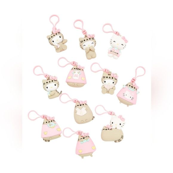 Other Hello Kitty x Pusheen Blind bag/mystery Bag Clip NWT Size ONE SIZE - 4 Thumbnail