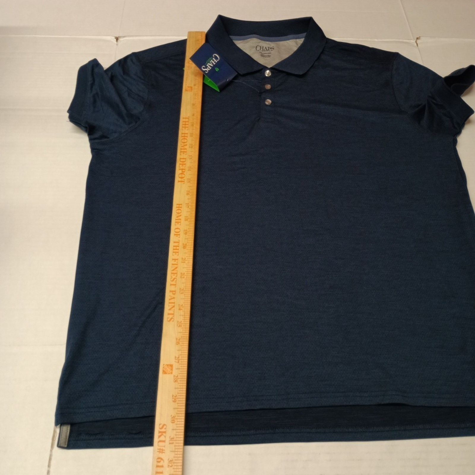 Chaps Chaps Golf Core Polo Shirt Men's 2XL Blue 4-Way Stretch Size US XXL / EU 58 / 5 - 6 Thumbnail
