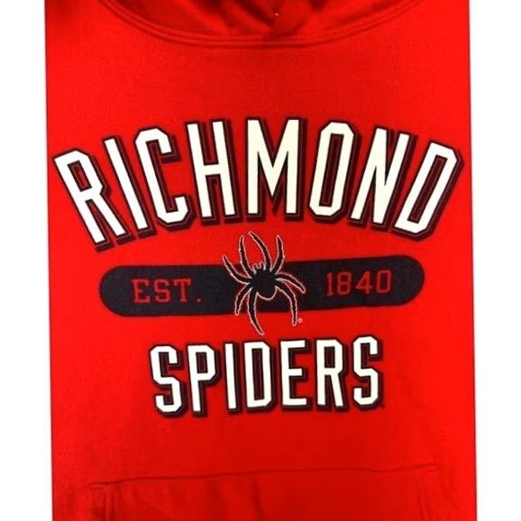 Champion VINTAGE Champion Sweatshirt Mens Medium Reverse Weave Red Richmond Spiders Hoodie Pullover Size US M / EU 48-50 / 2 - 6 Thumbnail