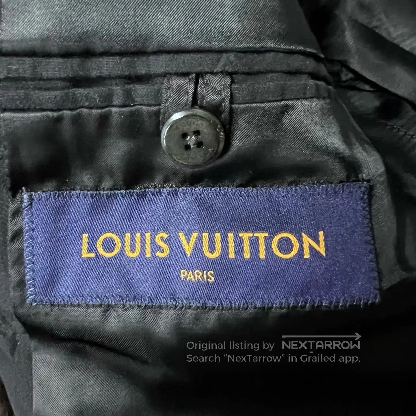 Louis Vuitton louis vuitton black double-breasted long coat. Size US L / EU 52-54 / 3 - 2 Thumbnail