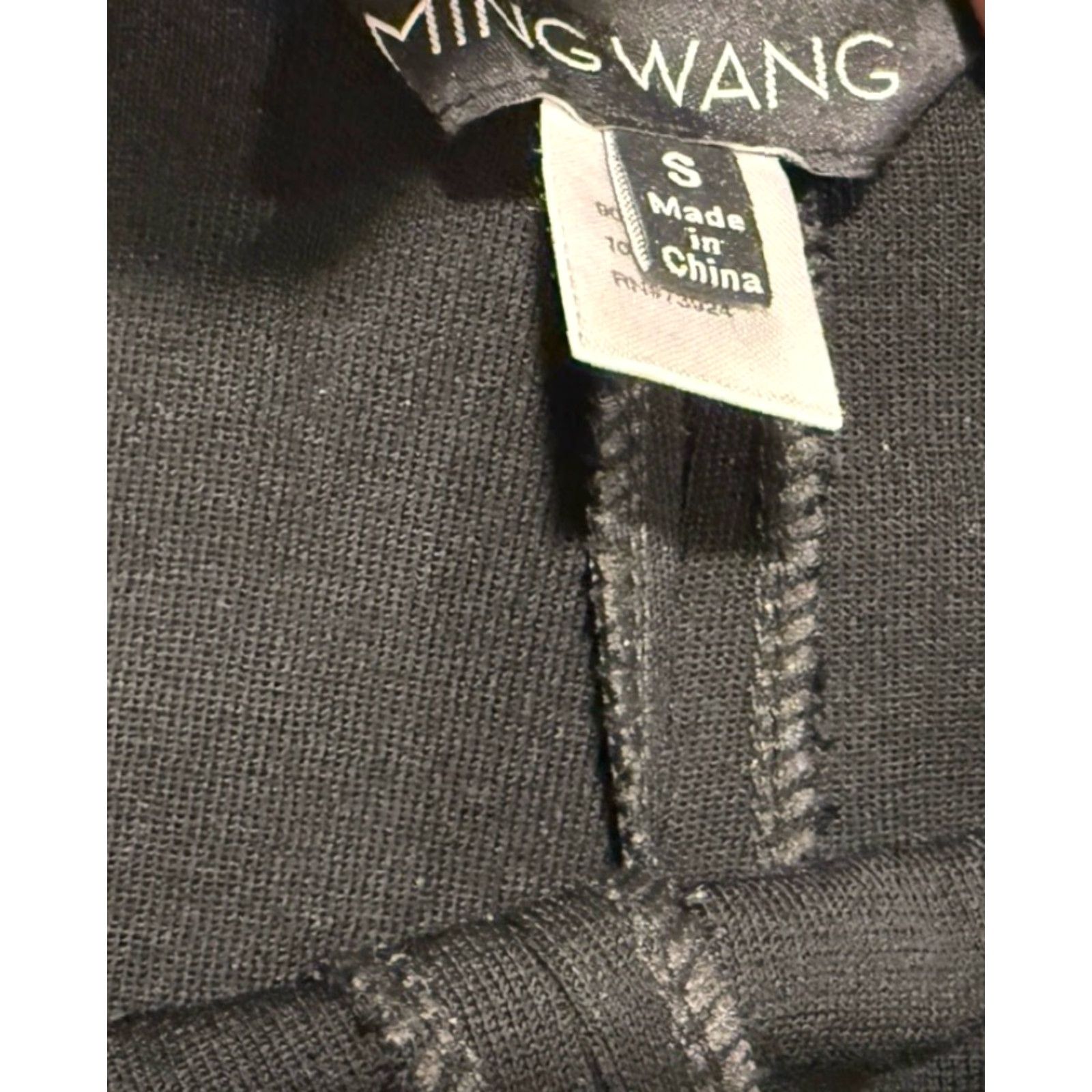 Vintage Ming Wang Dress Pants Women's Knit Black Sz S 28x26 Elastic Waist Flat Front Stretch Comfort Quick Info Pants Mens? No—Women Size 28" / US 6 / IT 42 - 4 Thumbnail