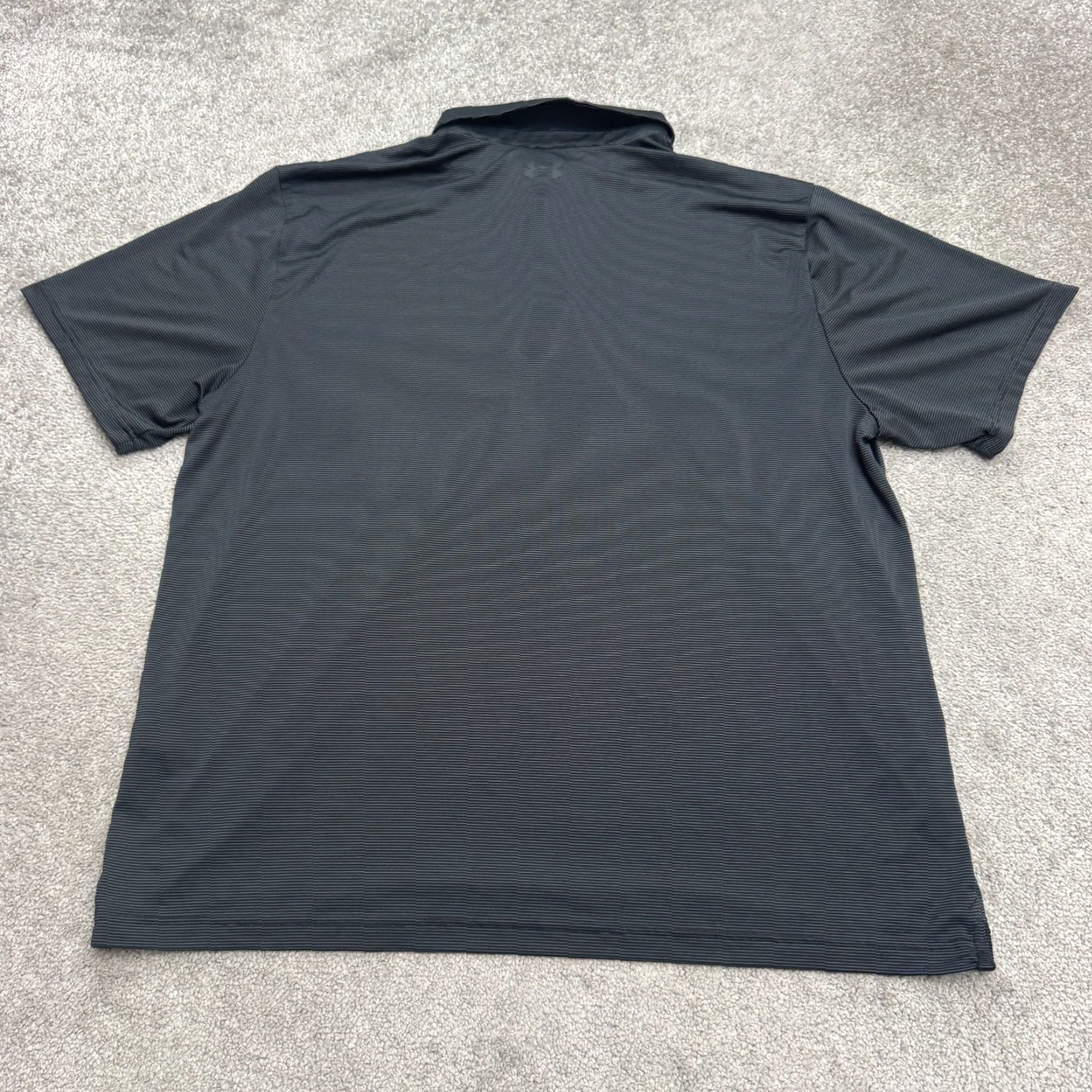 Under Armour Under Armour Shirt 2XL Gray Striped The Playoff Loose Fit Polo Performance Mens Size US XXL / EU 58 / 5 - 2 Thumbnail