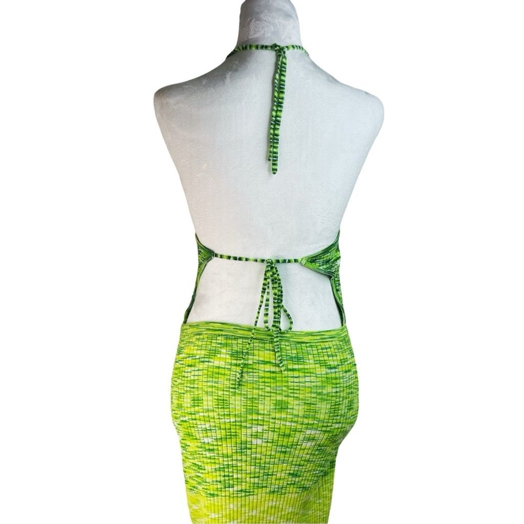 Other ALANI NOELLE FUTURE COLLECTIVE Women Green Open Back Dress S Size S / US 4 / IT 40 - 4 Thumbnail