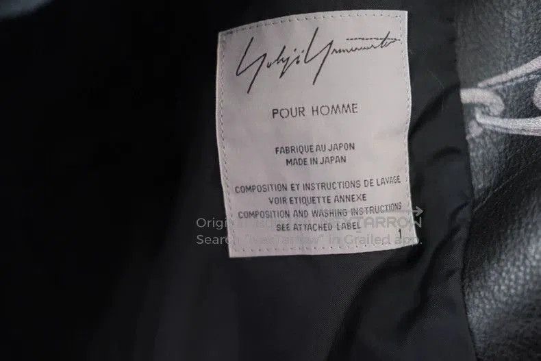 Yohji Yamamoto yohji yamamoto graphic leather jacket. Size US L / EU 52-54 / 3 - 4 Thumbnail