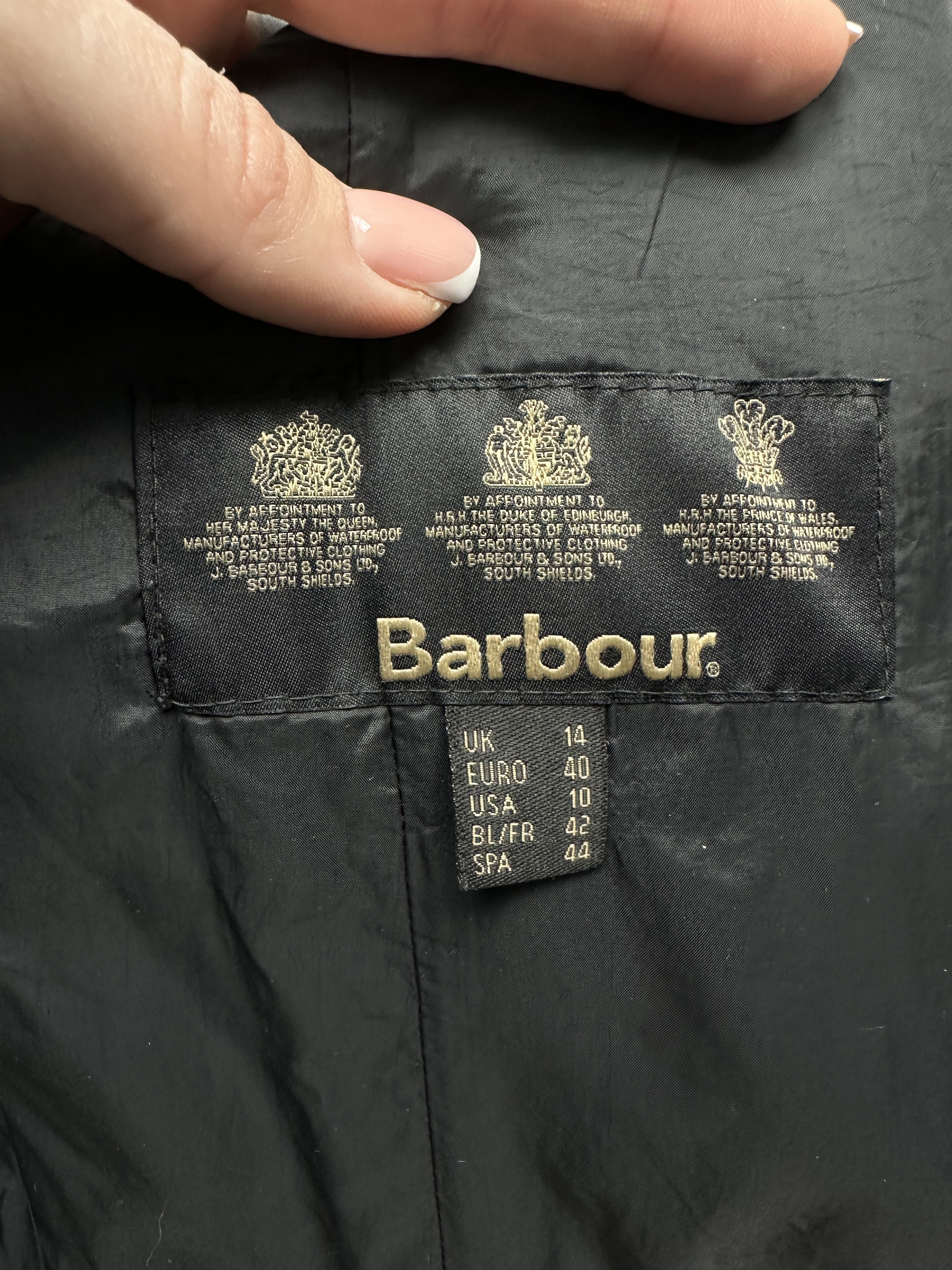 Barbour Barbour International Vintage Womens Trials Quilted Jacket Size L / US 10 / IT 46 - 5 Thumbnail