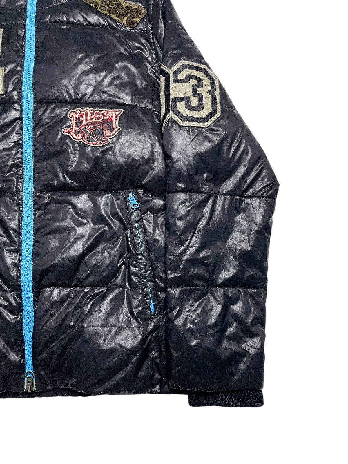 Angel Blue 2000’s Lost Enterpises - Puffer Skate Patch Jacket Size US L / EU 52-54 / 3 - 5 Thumbnail