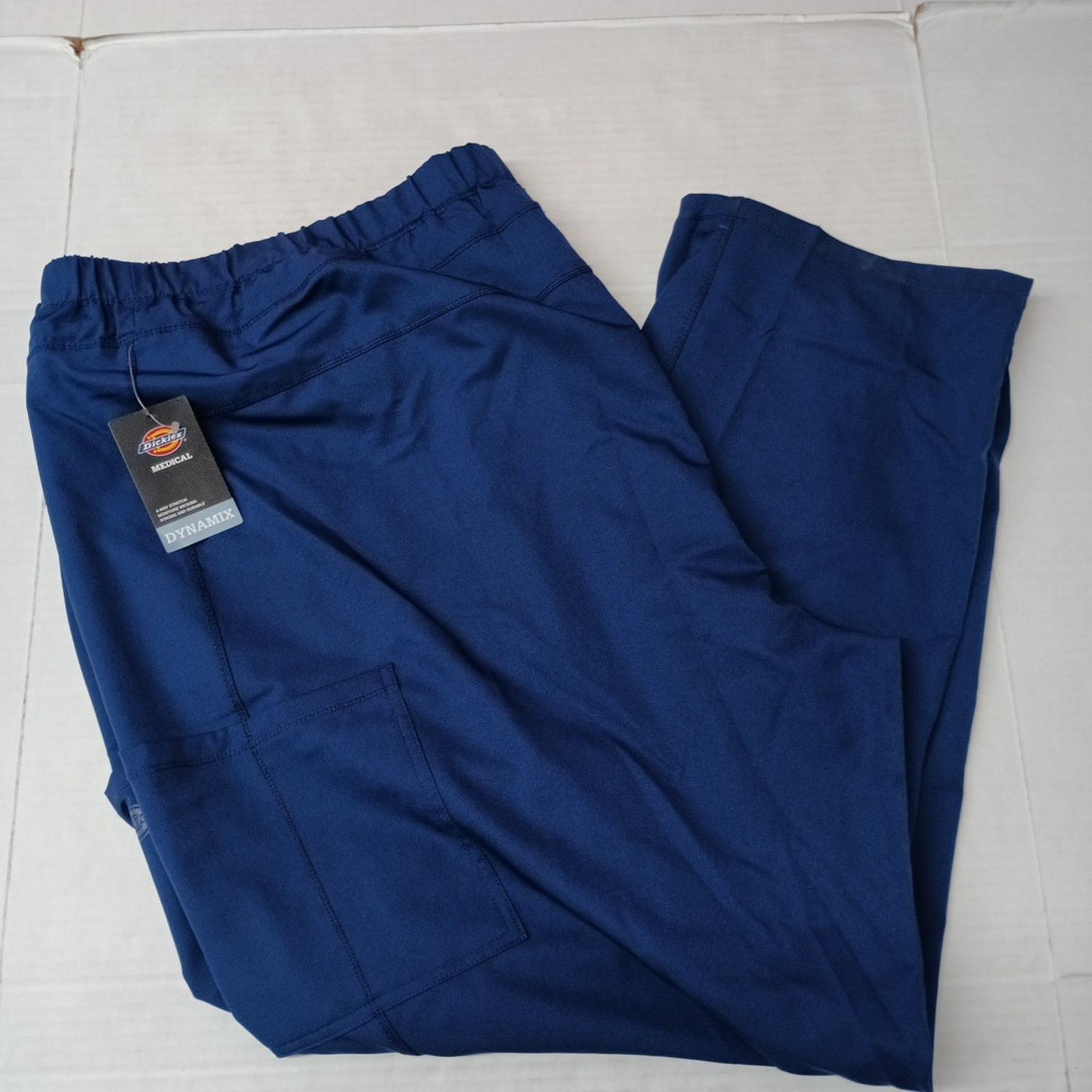Dickies Dickies Men’s Blue Cargo Soft Medical Scrub Pants Size 5XL Size US 44 / EU 60 - 1 Thumbnail