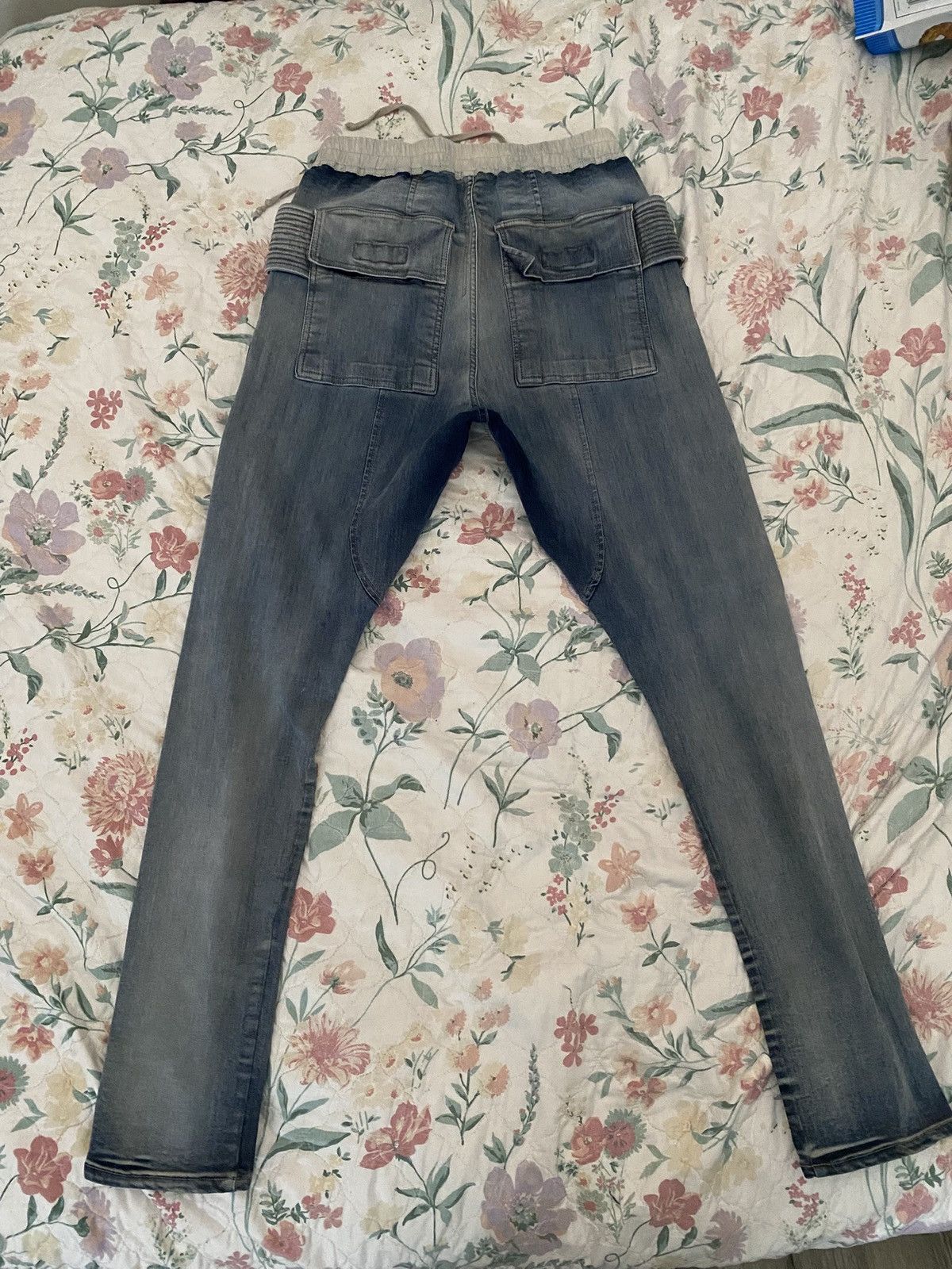 Rick Owens Drkshdw Rick Owens Drkshdw Hustler Creatch Denim Pants Size US 32 / EU 48 - 2 Thumbnail
