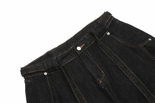 VIBE Men's street style loose washed belt jeans y2k Size US 34 / EU 50 - 5 Thumbnail