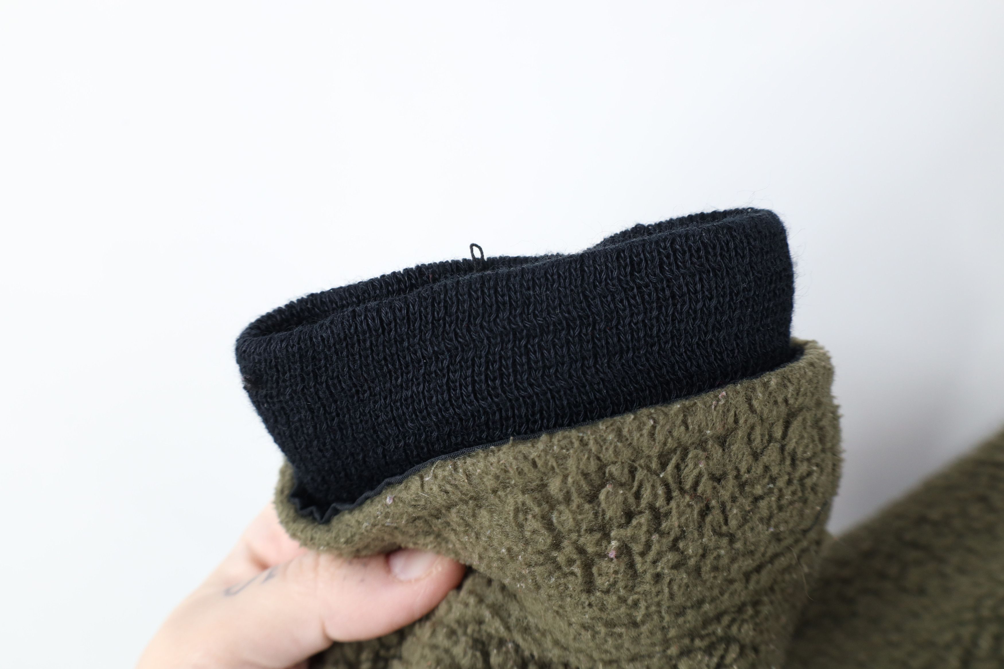 L.L. Bean × Vintage Vintage 90s LL Bean Deep Pile Fleece Jacket Green USA Size US M / EU 48-50 / 2 - 4 Thumbnail