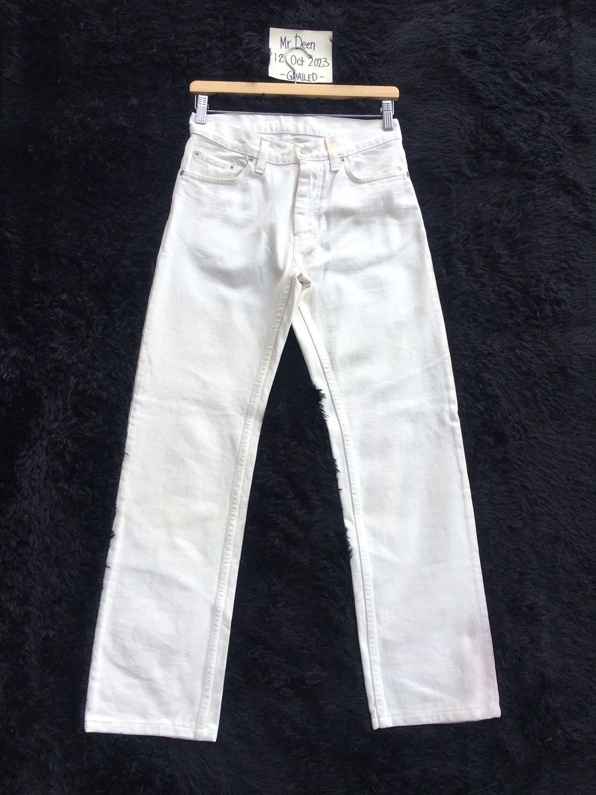 Helmut Lang Rare Vintage Helmut Lang White Denim/ Jeans Classic Cut ...