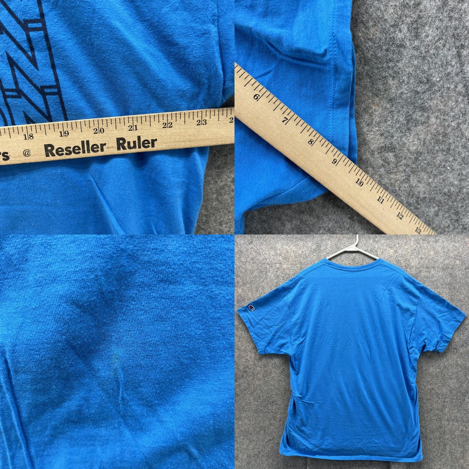 Champion Champion Shirt Men XL Blue Authentic Crewneck Logo C XL T-Shirt Size US XL / EU 56 / 4 - 8 Thumbnail