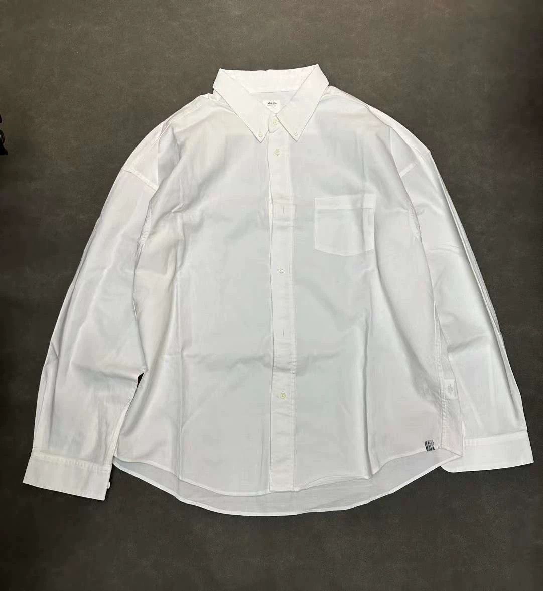 Visvim Visvim Albacore Button Down Shirt Long Sleeves Sashiko White (21FW) Size US XL / EU 56 / 4 - 1 Thumbnail