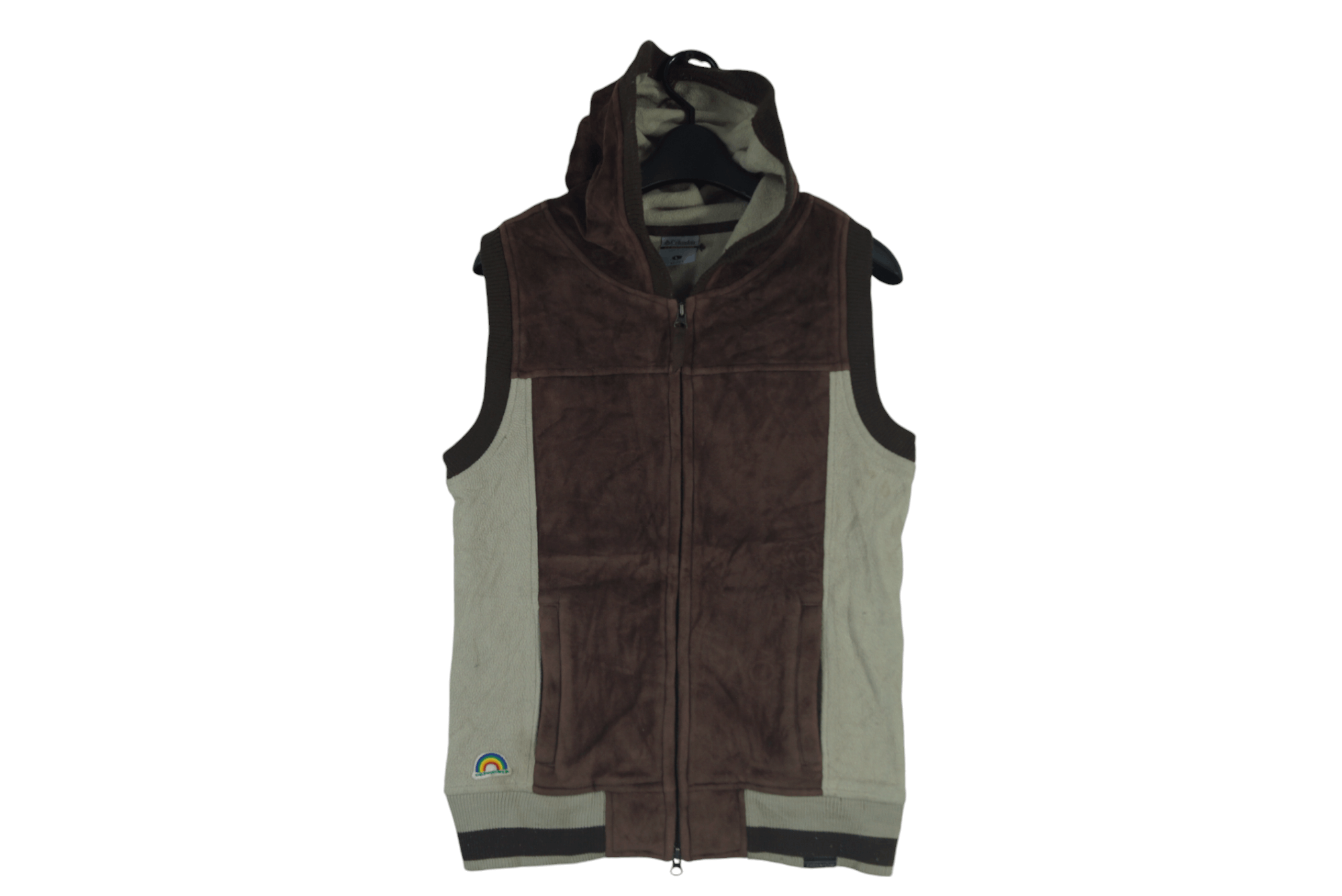 Columbia × Vintage Columbia Sleeveless Hoodie Fleece Nice Design Size US L / EU 52-54 / 3 - 1 Thumbnail