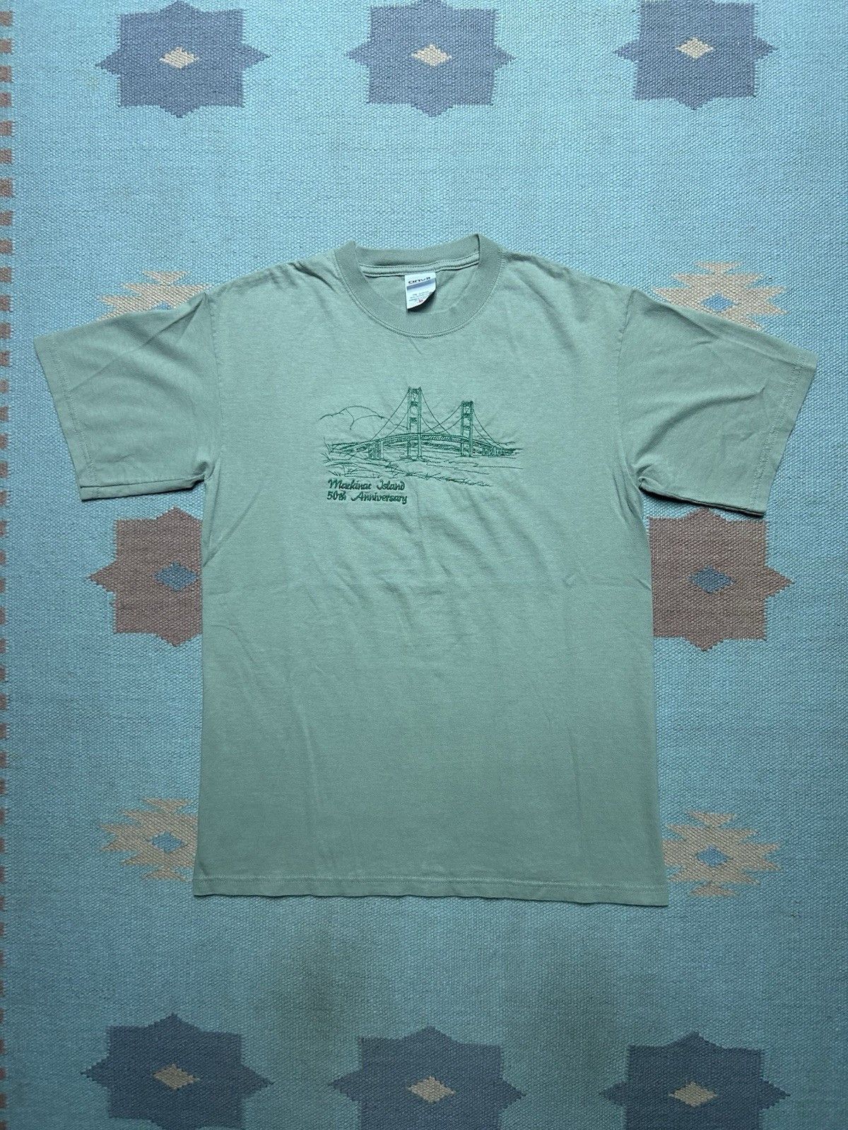 Vintage Vintage graphic t shirt mackinac island Michigan bridge M Size US M / EU 48-50 / 2 - 1 Thumbnail