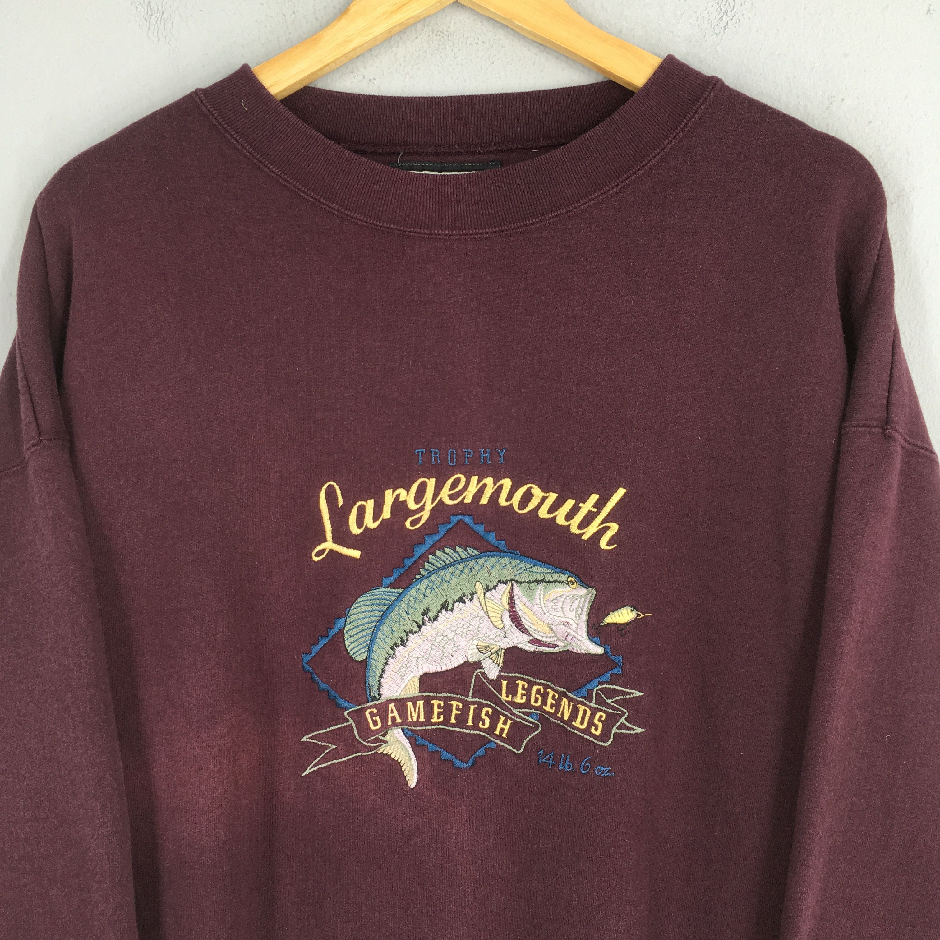 Habitat Vintage Sportsman Fish Largemouth Outdoor Life Sweatshirt XL Size US XL / EU 56 / 4 - 2 Thumbnail