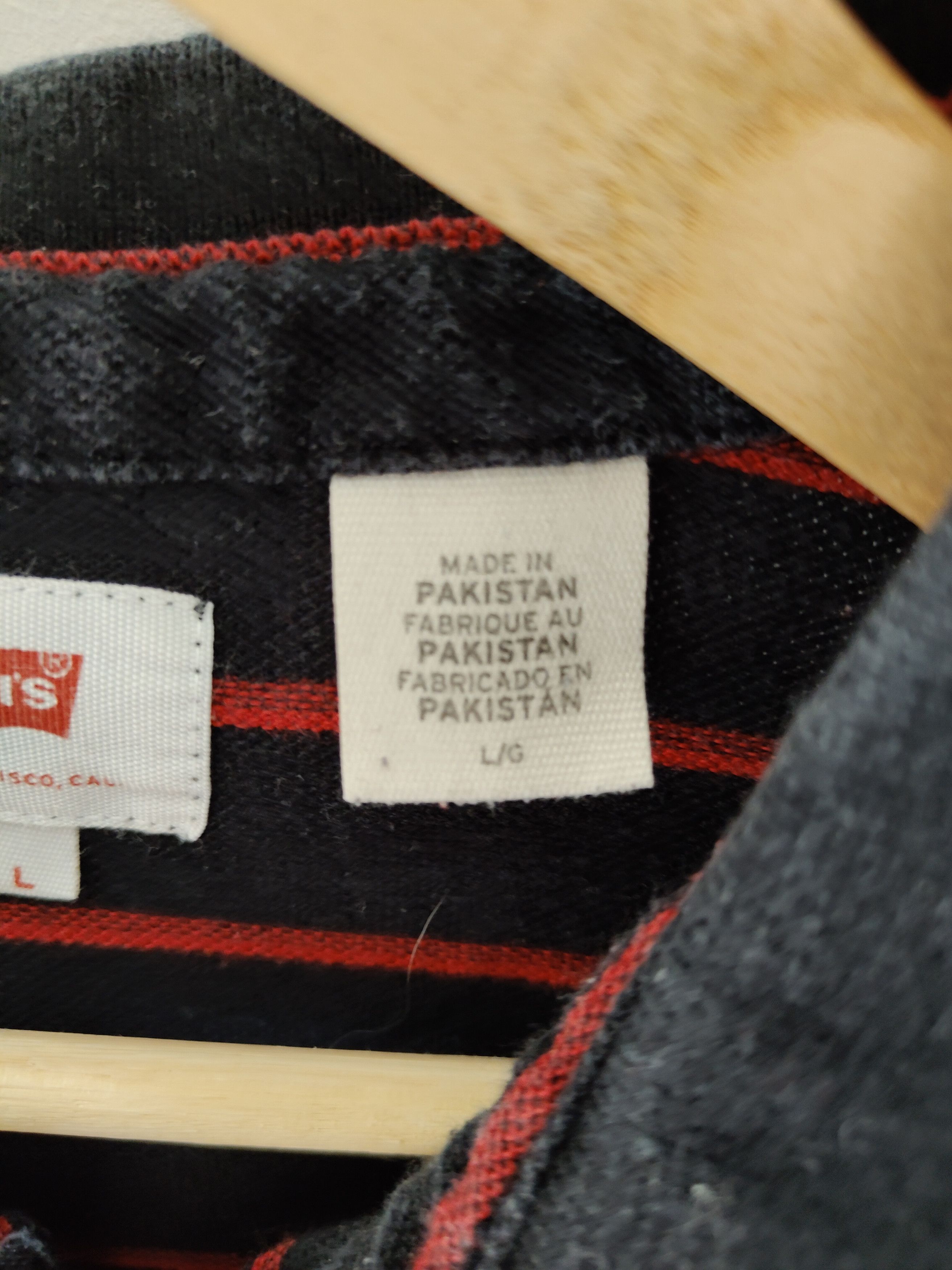 Levi's × Levi's Vintage Clothing Vintage Levi's Polo Shirt Large Men's y2k , streetwear Size US L / EU 52-54 / 3 - 6 Thumbnail