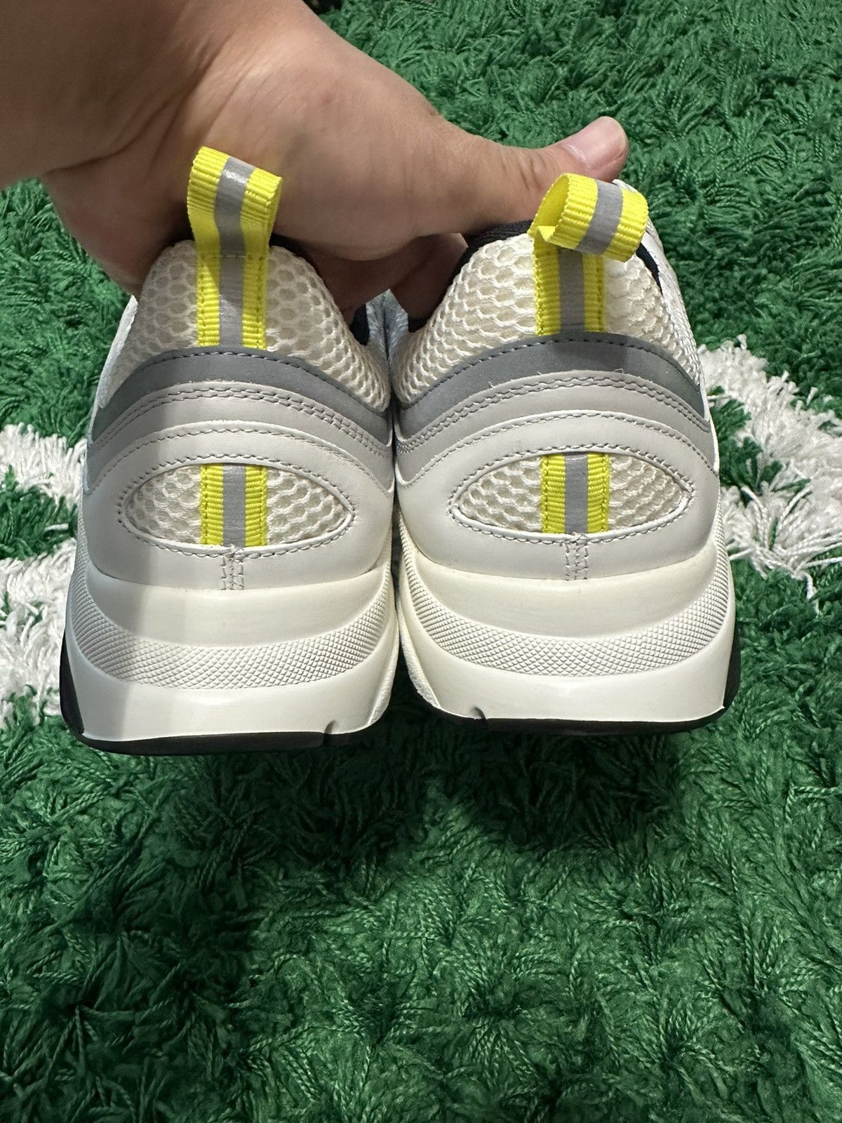 Dior B22 White Yellow Size US 11 / EU 44 - 4 Thumbnail