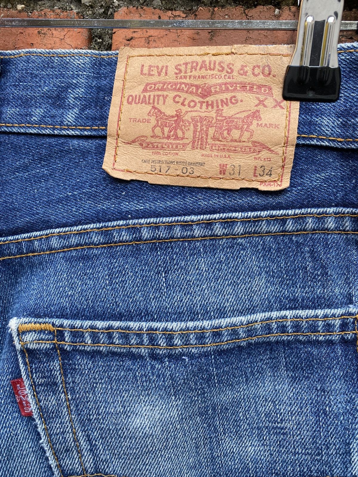 Levi's Vintage Clothing W31x30 Vintage levi's 517 flare bellbottom made in USA Size US 31 - 4 Thumbnail