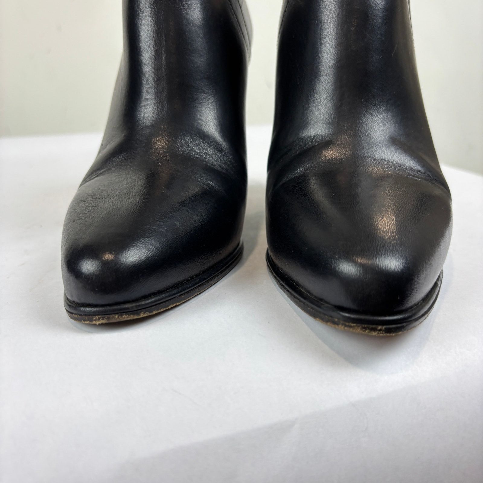 Maison Margiela Maison Margiela MM22 Leather Pointed Toe Wedge Booties 36.5 Size US 6.5 / IT 36.5 - 11 Thumbnail