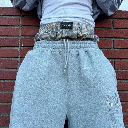 Japanese Brand Hazaki x Etou Double Waist Camouflage Boxer Baggy Sweatpants Size US 31 - 3 Thumbnail