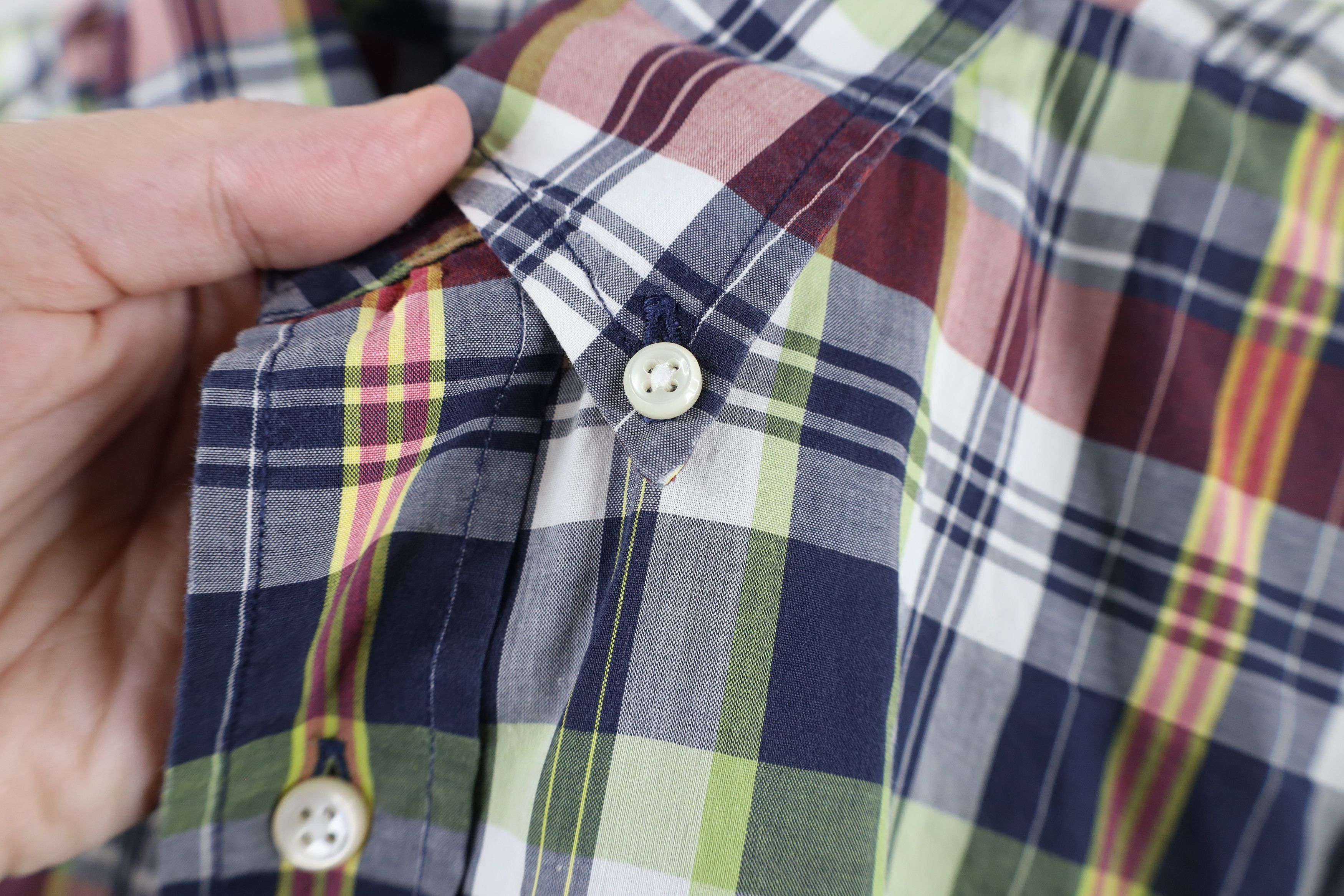 Ralph Lauren × Vintage Vintage 90s Ralph Lauren Plaid Collared Button Down Shirt Size US XL / EU 56 / 4 - 12 Thumbnail