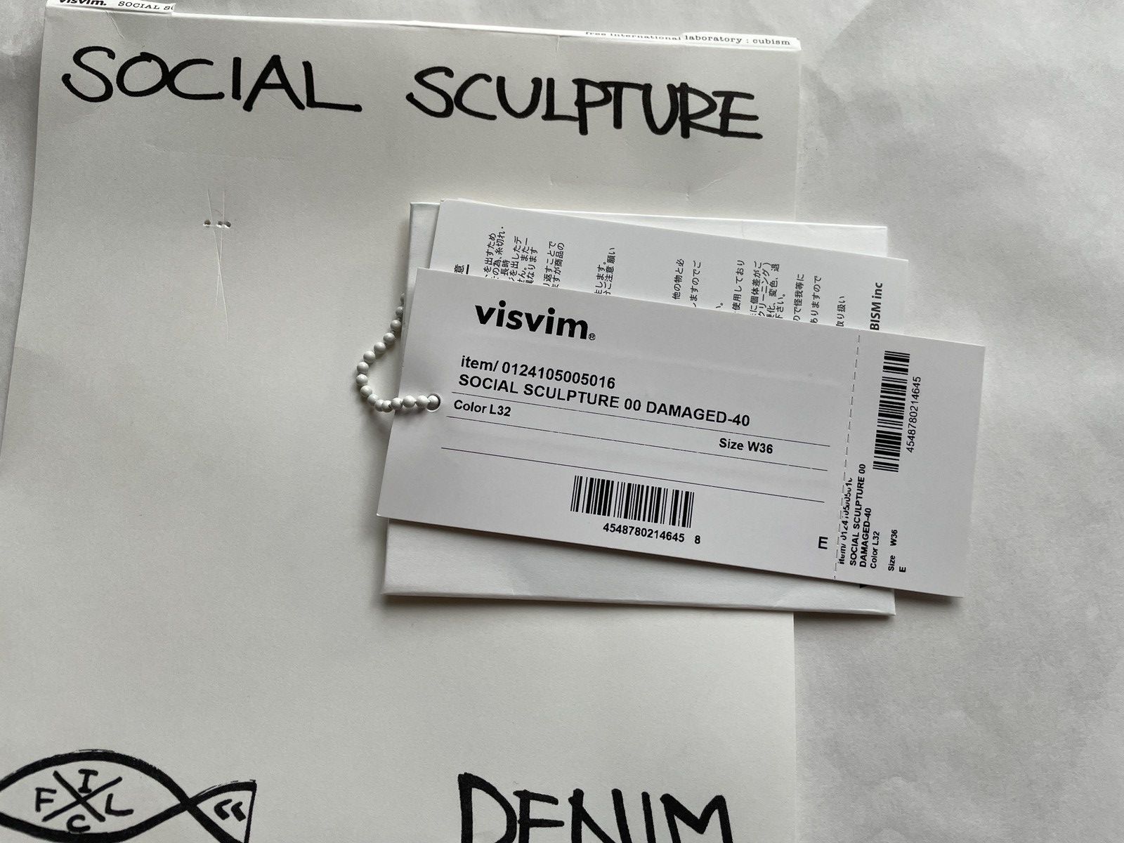 Visvim Social sculpture 00 damaged-40 jeans indigo Size US 36 / EU 52 - 10 Thumbnail