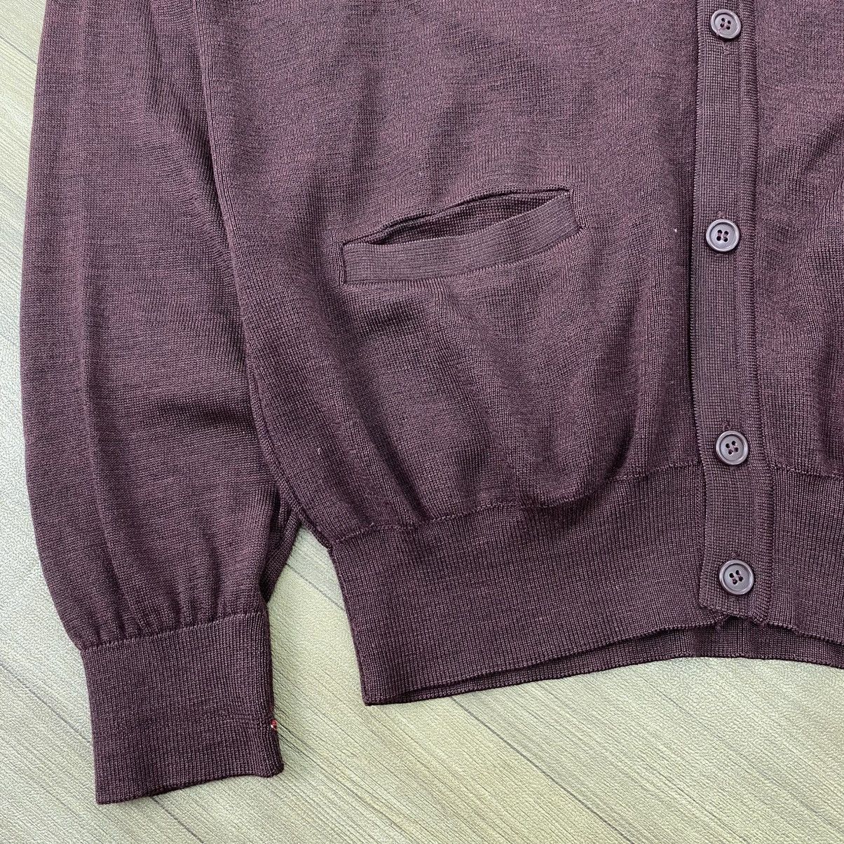 Yves Saint Laurent Vintage Yves Saint Laurent Pour Homme YSL Knitwear Cardigan Size US L / EU 52-54 / 3 - 3 Thumbnail
