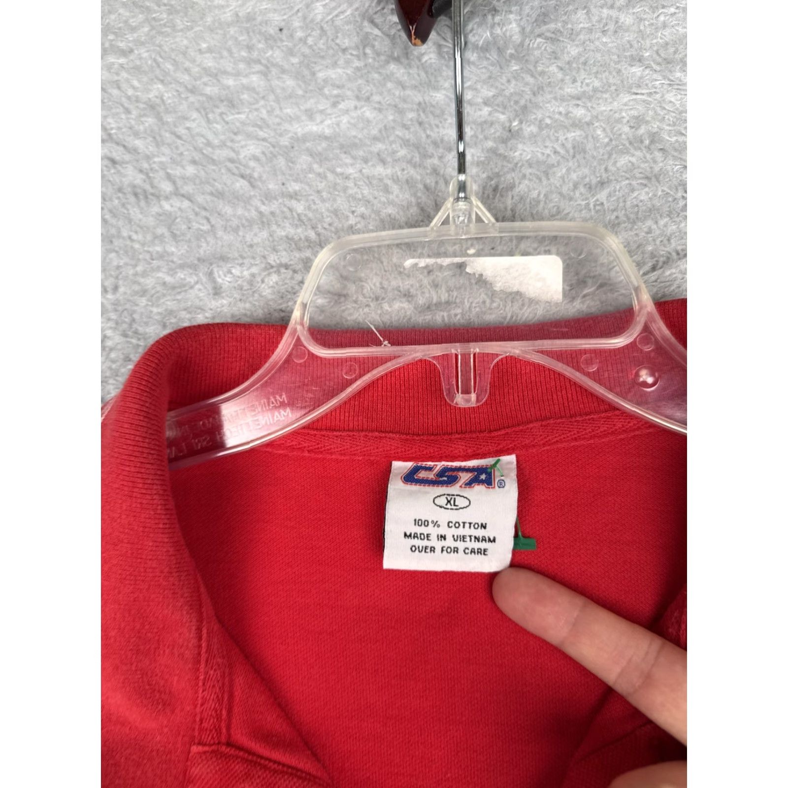 Vintage VINTAGE St Louis Cardinals Polo Shirt Mens XL Red CSA Embroidered Logo Size US XL / EU 56 / 4 - 7 Thumbnail