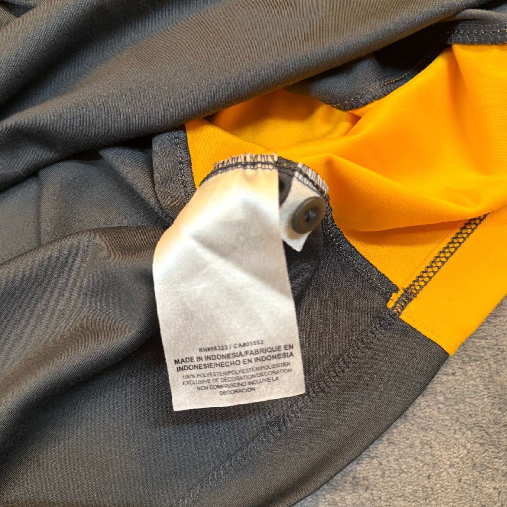 Nike Nike Dri-FIT Polo Shirt Mens Medium Gray Yellow College University Hawkeyes NCAA Sideline Athletic Casual/Activewear Shirt Size US M / EU 48-50 / 2 - 5 Thumbnail