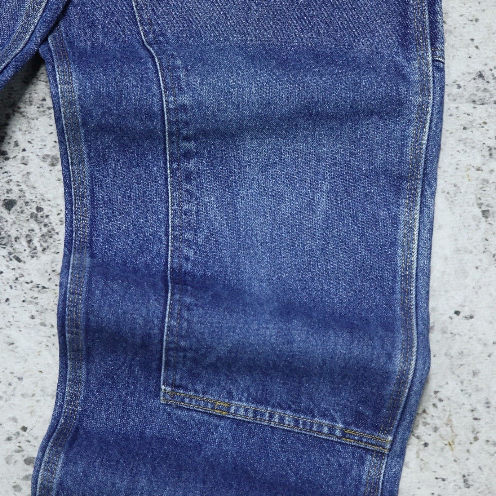Carhartt Vintage Carhartt Faded Blue Denim Double Knee Carpenter Pant Size US 31 - 12 Thumbnail