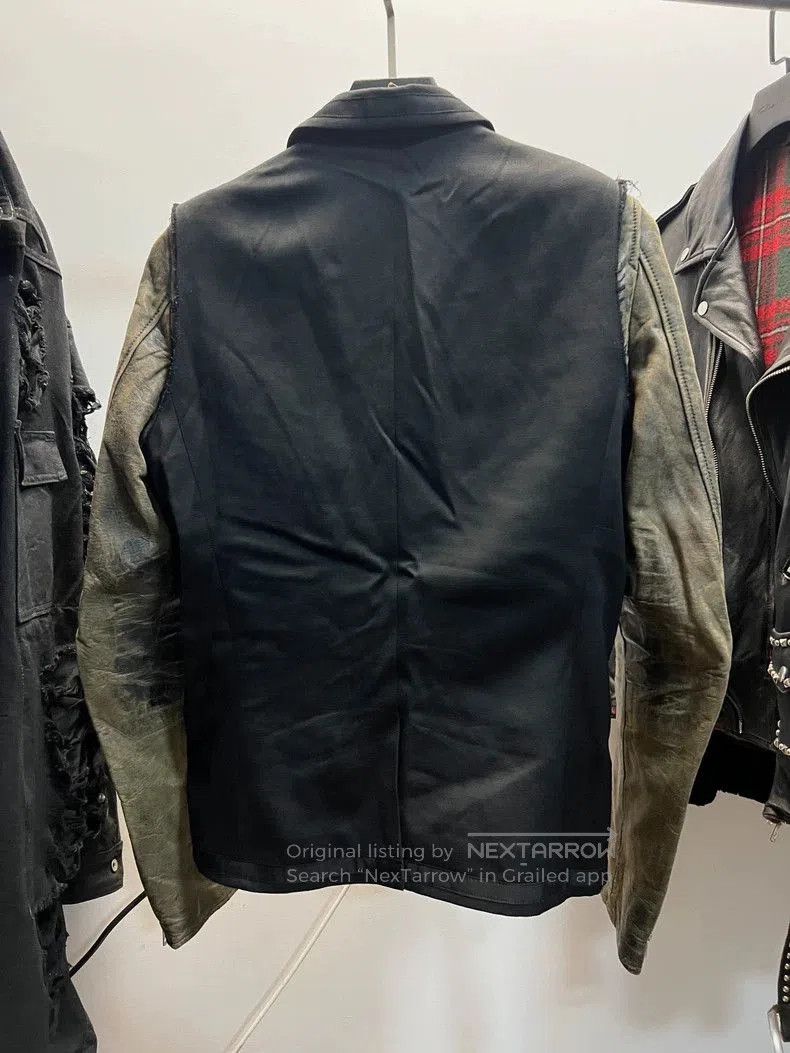 Undercover Undercover suit with patchwork leather sleeves. Size US L / EU 52-54 / 3 - 2 Thumbnail