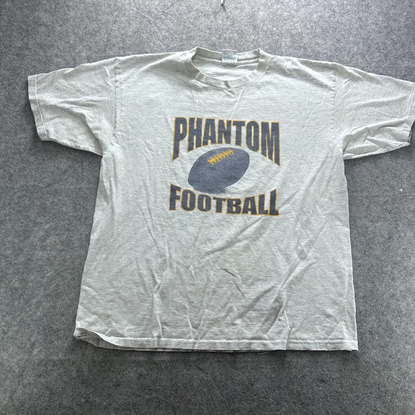 Gildan VINTAGE Phantom Football Graphic Shirt Mens XL Gray Gildan Refuse To Lose 90s Size US XL / EU 56 / 4 - 2 Thumbnail
