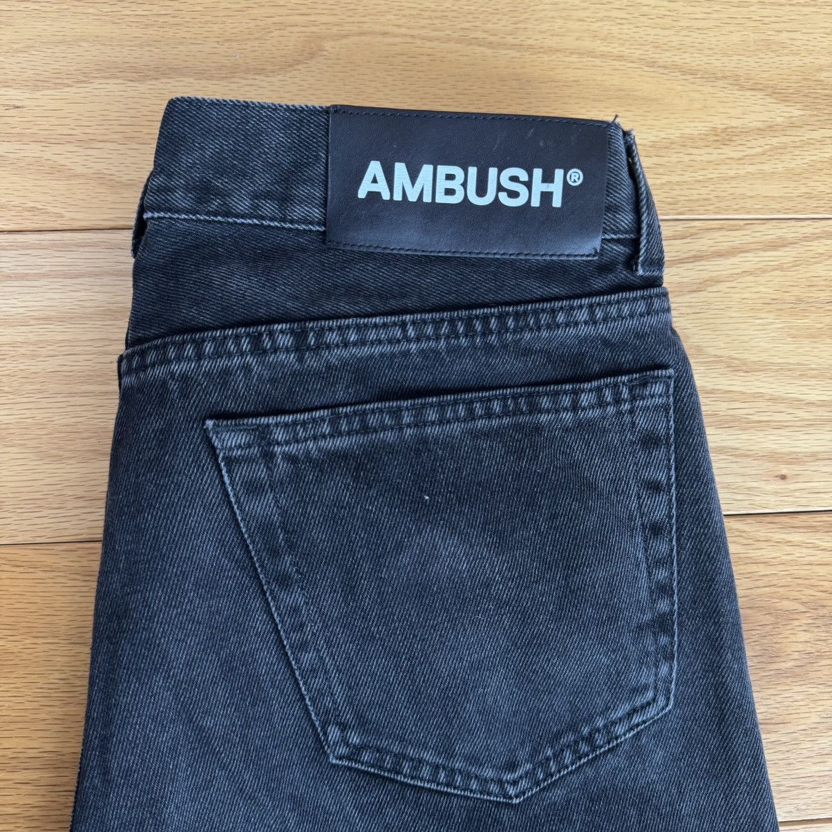 Ambush Design AMBUSH Black Denim Jeans Size US 32 / EU 48 - 5 Thumbnail