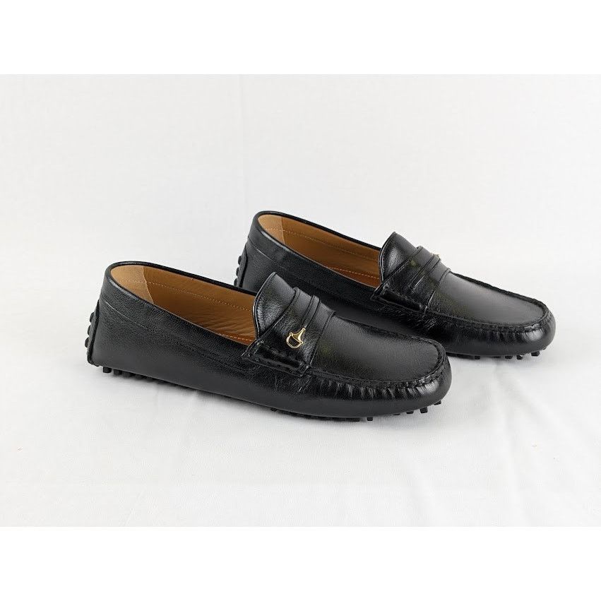 Gucci o1rshd1 Q:2 / Moccasin Leather R.S Quentin in Nero Size US 9.5 / EU 42-43 - 8 Thumbnail