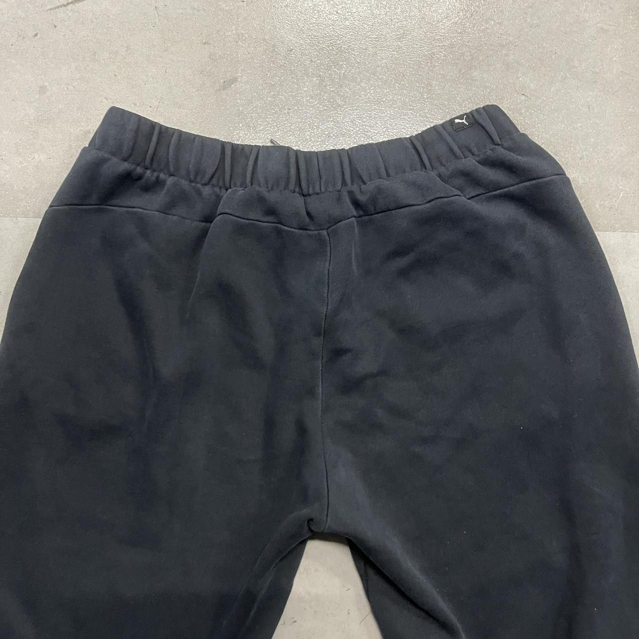Puma × Vintage Vintage Y2K Baggy Black Puma Sweatpants With white Logo! Size US 34 / EU 50 - 6 Thumbnail