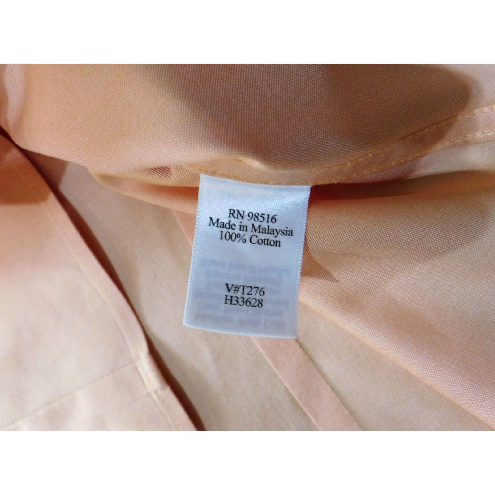 Coldwater Creek Coldwater Creek Womens Blouse Button-Up Orange Short Sleeve Petite PM Classic Casual Shirts Womens Size M / US 6-8 / IT 42-44 - 6 Thumbnail