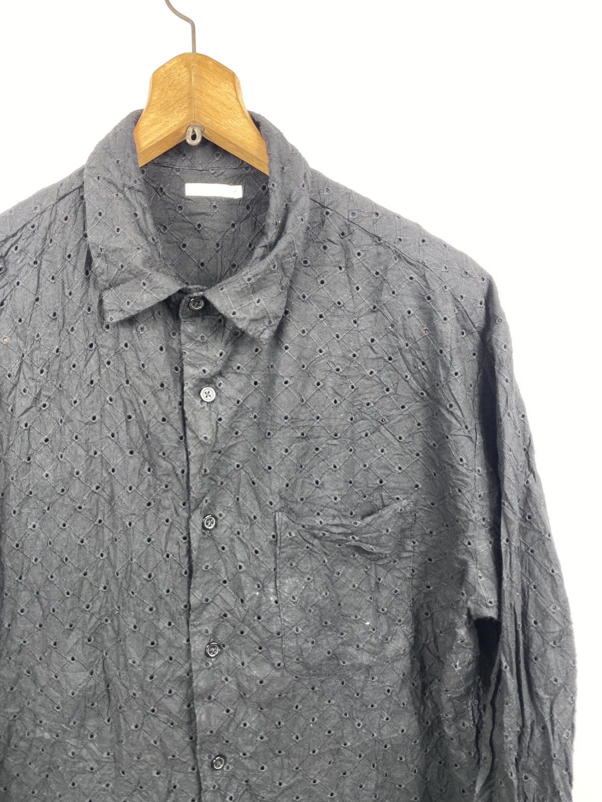 Japanese Brand × Vintage GU lace long sleeve shirt Size US M / EU 48-50 / 2 - 1 Thumbnail