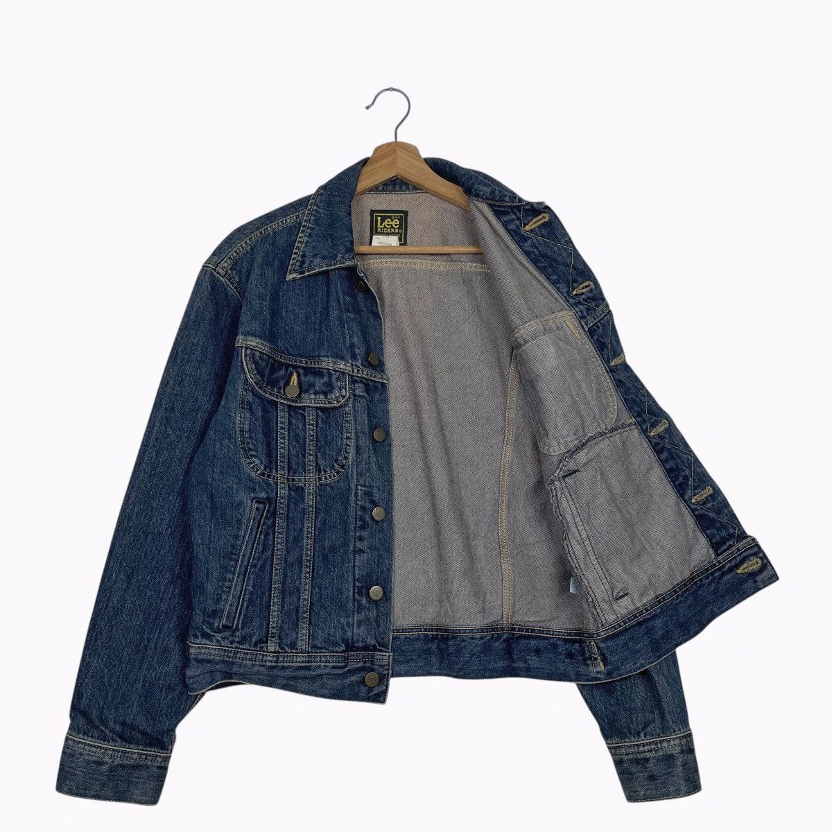 Lee Vintage 70s Lee Rider Denim Trucker Jacket Size US S / EU 44-46 / 1 - 9 Thumbnail