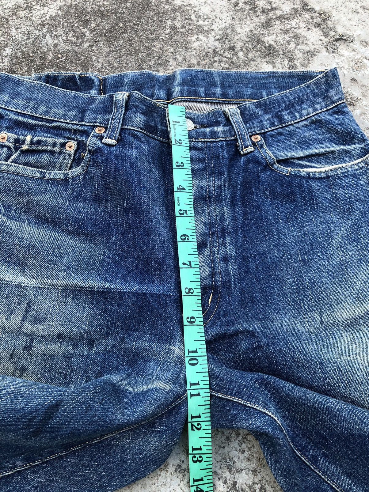 HOLLYWOOD RANCH MARKET × Japanese Brand SELVEDGE PAINTED DENIM BY HRM Size US 30 / EU 46 - 15 Thumbnail