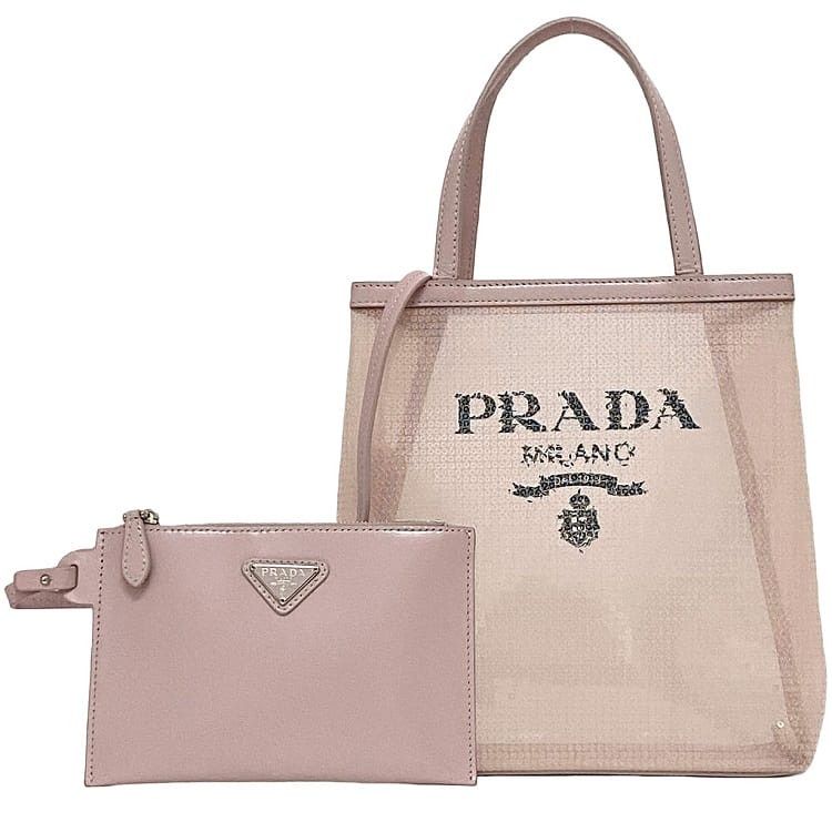 Prada PRADA Handbag Pink Synthetic Size ONE SIZE - 1 Thumbnail
