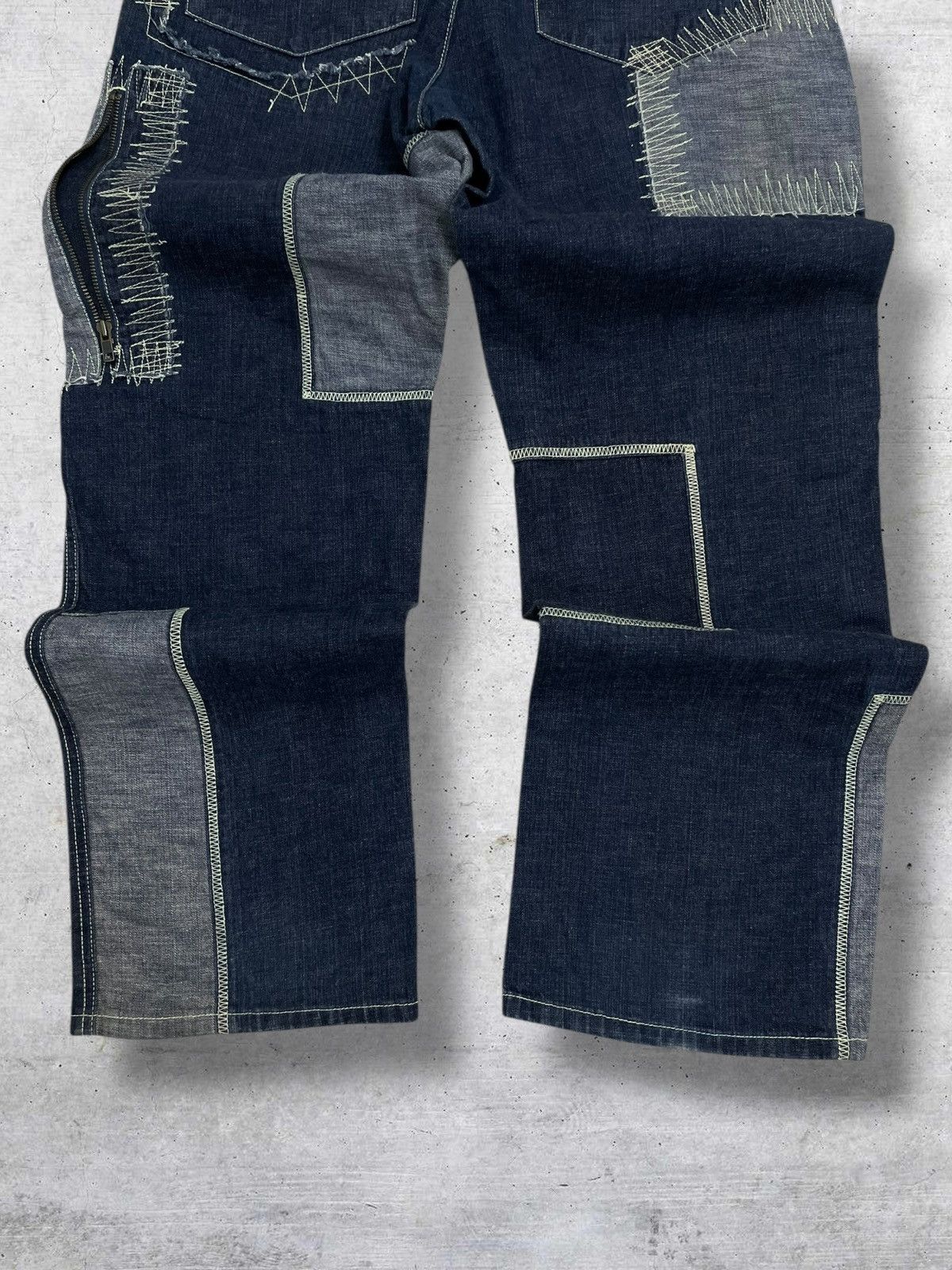 Hysteric Glamour VINTAGE PHAT FARM 90S OG JAPAN DESIGNER PATCHWORK DENIM Size US 32 / EU 48 - 11 Thumbnail